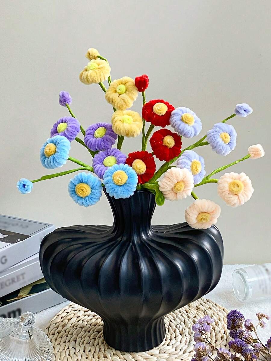 1 bó hoa hướng dương giả thanh lịch, nhiều màu sắc, kiểu dáng thời trang, thích hợp làm quà tặng Ngày của Mẹ, bó hoa cắm sáng tạo, phù hợp để cắm vào bình, trang trí sân vườn đám cưới, trang trí bàn làm việc trong nhà vào các dịp lễ, bó hoa cầm tay.