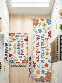 DAJIANG 1 件母亲节节日走廊地毯，厨房地垫，长款厨房地毯，适用于浴室、厨房、户外、室内、走廊、卧室、客厅，可机洗厨房地毯，厨房用品，可水洗门垫，防滑地毯，卧室装饰，节日走廊地毯，节日浴室装饰，装饰地毯，浴室用品，必需品，房间装饰，户外装饰 - 彩色 - 查看 17