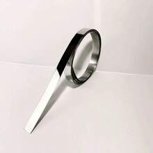 1 Cuộn băng keo kim loại tự dính trang trí tường bếp bằng thép không gỉ dài 2,44m/96,06in, phụ kiện trang trí nhà cửa. - A - Xem 12