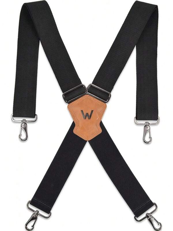 WELKINLAND 2Inch-Wide Heavy Duty Work Suspenders Men