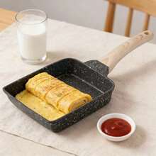 日式玉子烧锅，麦饭石不粘煎锅，方形早餐锅，家用平底煎锅 - 查看 6