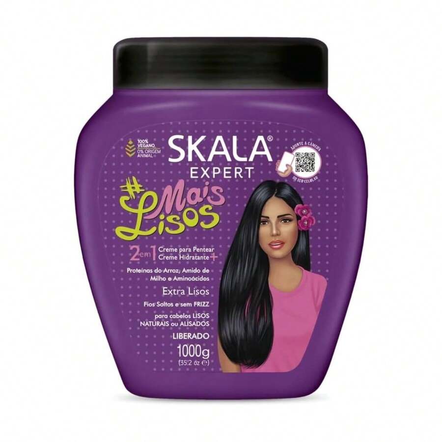 Skala But Lisos 1000g - Smoothing Anti-Frizz Hair Mask 1000g - Mais Lisos - View 1