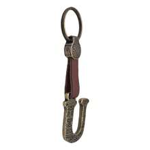 Metal Keychain With Engraved Initial And  Calendar - Handmade Gift Of Mexican Heritage - Letter U - View 2