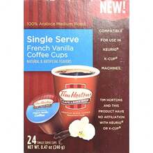 Ti*M Hort*Ons French Vanilla Coffee Single-Serve K-C*Up Pods Compatible With Ke*Urig Brewers 12ct K-C*Ups - View 3
