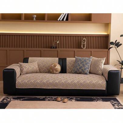 1 chiếc đệm/vỏ gối sofa kiểu Châu Âu chất liệu jacquard chenille cao cấp, kiểu dáng sang trọng, chất lượng cao cấp, bảo vệ sofa trang trí, thân thiện với thú cưng, trang trí nhà cửa thời trang, phù hợp cho mọi mùa, phù hợp với sofa 1-4 chỗ ngồi, phòng ngủ, phòng khách, phòng học, văn phòng, xe hơi, ngoài trời, câu lạc bộ, tiệc tùng.