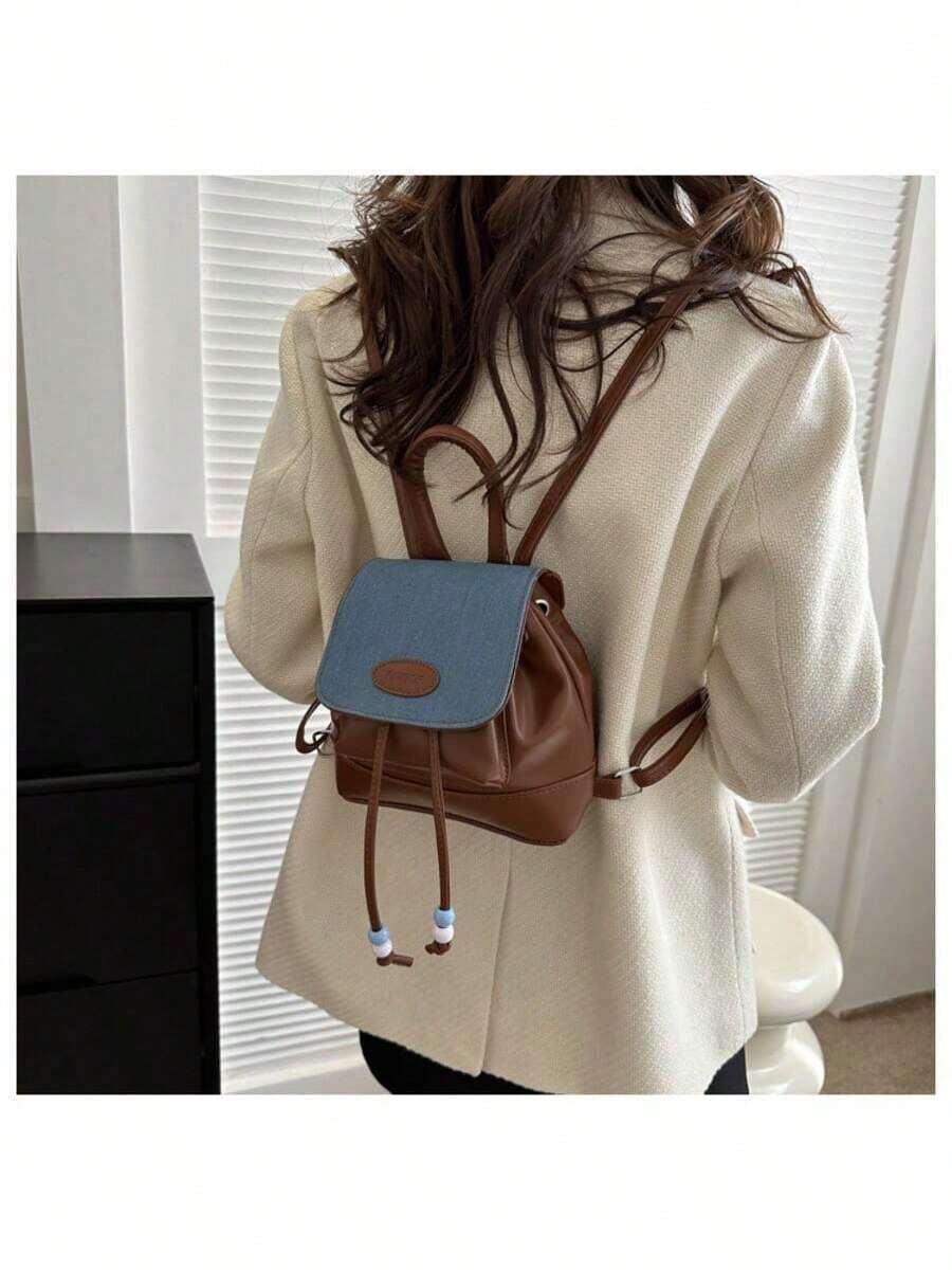Mochilas de moda para mujer - Marrón - Ver 1