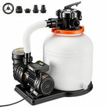 FlashPure Sand Filter Pump, 14 In For Above Ground Pool, 0.75 HP 3500 GPH, Swimming Pool Filter System With Timer, 6X Faster Filtration, Media Installed, Leak-Resistant, Ready To Use Out Of Box - 查看 9