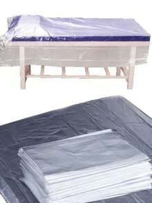 一次性塑料薄膜沙发床单床垫保护罩，SPA按摩床罩 - 彩色 - 查看 1