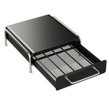 Carbon Steel Coffee Pod Holder – Capsule Organizer Storage Drawer For Under Coffee Machine, Space Saving With Removable Divider & Non-Slip Pads, Home Office - View 9