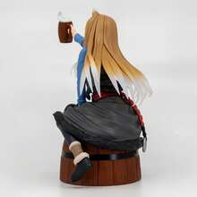 1 mô hình Horo dễ thương mới từ anime "Spice And Wolf", tư thế ngồi xô, thích hợp trang trí kệ sách/vỏ máy tính, tượng anime, mô hình nhân vật, quà tặng ngày lễ, hàng hóa dành cho người hâm mộ, búp bê vẽ tay, điêu khắc chi tiết, đồ sưu tầm Otaku. - Nhiều màu - Xem 5