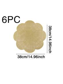 1/4/6 tấm lót bàn bằng nhựa PVC mạ vàng họa tiết hoa, cách nhiệt, chống trượt, thích hợp trang trí cho khách sạn, nhà hàng, tiệc cưới, ngày lễ tình nhân, các dịp lễ hội, dã ngoại, tiệc sinh nhật. - Nhiều màu - Xem 14