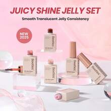 Beetles Nude Gel Nail Polish Set - 6 Colors Nude Pink Brown Neutral Jelly Gel Polish Kit - 6 Colors Tender Years - 查看 5