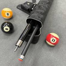 High-Quality Pool Cue Set, 3 Tip Sizes Available (10.5mm/11.5mm/12.5mm), Comfortable Grip, Precise Ball Control, Ideal For Home Entertainment And Competitions. - Black - View 6