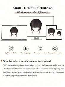 Tóc giả dạng băng đô tết bím 8,6 inch có mái và tóc mai, được làm từ sợi polyester. Dễ đeo, che phủ tóc bạc một cách hoàn hảo, mang lại vẻ ngoài tự nhiên và xinh đẹp, phù hợp để đeo trong nhiều dịp khác nhau. - Nhiều màu - Xem 10