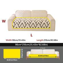 1 Đệm ghế sofa lông mềm mại, chống trượt, chống mài mòn, thân thiện với thú cưng, chống bám bẩn, sử dụng được quanh năm trong nhà, có thể giặt máy. - Đỉnh bóng - Xem 13