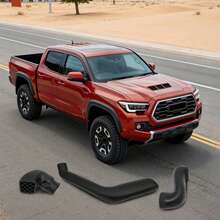 SanBouSi Snorkel Kit For 2005-2015 Toyota Tacoma 4.0L Petrol, Raised Air Intake With Cold-Air Design, PE Rotational Molded Durable Construction, Direct Replacement Right Side Mount For Enhanced Wading Depth - Black - View 5