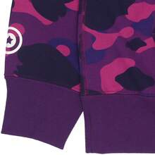 A Bathing Ape (BAPE) Men's Shark Full-Zip Hoodie – Iconic Camo Series, Multi-Color Options Available - 紫色 - 查看 6