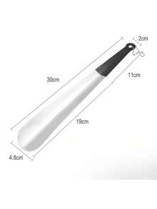 1/2 piezas Calzador de acero inoxidable de 30cm/42cm, sin necesidad de doblarse para ponerse los zapatos, especialmente adecuado para personas de mediana edad y mayores - Talla única - Ver 7