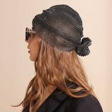 1pc Exquisite Decorative Hat, Suitable For Spring And Summer Parties, Weddings, And Special Occasions. Unique Design, Perfect For Matching Party Attire, Stylish And Elegant, Unisex, Comfortable And Breathable, With Excellent Sun Protection, Ideal As A Party Gift To Enhance The Party Atmosphere. - Black - View 6