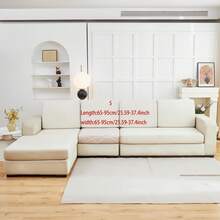 户外可伸缩沙发垫套，数码印花图案，S/M/L/XL 码 - 靠背套。适用于户外椅垫、沙发套，现代室内外日常使用。 - 彩色 - 查看 15