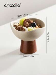 choxila Conjunto de 1 peça em cerâmica: xícaras de sobremesa, tigelas de sobremesa, pratos de aperitivo e bandeja para servir. Ideal para chá da tarde, reuniões familiares, uso no quarto e cafés. - xícara de sobremesa - Ver 12