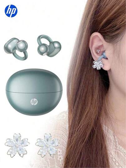  HP H10M 时尚蓝牙耳机，采用开放式设计，音质出色，支持蓝牙 5.0，4V 自动配对，电池续航时间长达 30 小时，轻巧便携，IPX4 防水等级，内置麦克风，兼容安卓系统。也可作为游戏耳机或音箱使用，是节日或母亲节的理想礼物，适合学生和上班族。