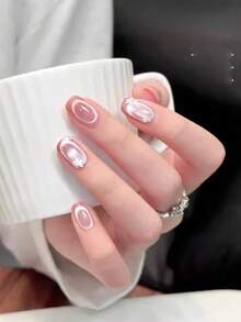 1 Set Strong Magnet Nail Art Tools, Can Attract To Create Cat Eye Nail Effect, Round Powerful Magnetic Nail Art Accessories - Multicolor - View 6