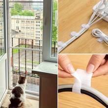 30 Stück Outdoor Klebehaken, geeignet für Katzennetz, Balkon, ohne Bohren erforderlich Balkon Katzennetz Klebehaken, verwendbar für Balkon Katzennetz, Balkon und Balkon Netz Katzenbefestigung, Katzenschutznetz (Katzennetz nicht enthalten) - 30 Stück - Übersicht 9