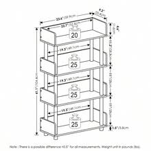 Garage Integrated Storage Racks - Amber Pine/Black - View 9