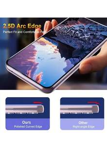 5pcs Full Screen Privacy Tempered Glass Film, Anti-Peeping, Waterproof, Anti-Fingerprint, Anti-Scratch, Anti-Drop, Anti-Shatter, Multi-Layer Privacy Protection, One-Click Installation, Beginner-Friendly, Smooth Touch, Bubble-Free, Compatible With Samsung Galaxy S26/S26 Ultra/S25/S24/S23FE/S20FE/Z Fold7/Z Fold6/A56/A55 And Other Models. - Black - View 5