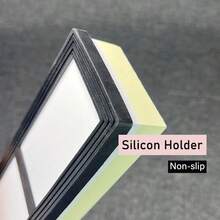 Dụng cụ mài dao hai mặt bằng đá dầu, đá mài nước hai mặt - dụng cụ mài dao - đế chống trượt (đá mài + miếng đệm silicon) - Nhiều màu - Xem 4