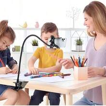 1 Chân đế ba chân điều chỉnh được cho điện thoại di động, giá đỡ máy ảnh để bàn di động, giá đỡ phát sóng trực tiếp truyền hình, giá đỡ điện thoại đa chức năng có đối trọng, giá đỡ rảnh tay đa năng - Một kích thước phù hợp với tất cả - Xem 2