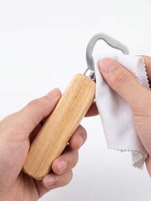 1 cái dụng cụ mở nắp chai nhà bếp, bằng thép không gỉ, gỗ - Nhiều màu - Xem 8