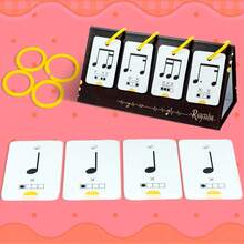 Rhythm Practice Cards 75 Music Enlightenment Desktop Educational Cards Beginner Music Learning Cognitive Cards Visual Practice Cards Note Training Cards Music Teaching Tools - Multicolor - View 3