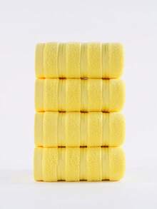 Bộ khăn tắm 3/4 món, gồm khăn tắm tay và khăn mặt, 100% cotton nguyên chất dành cho nam và nữ, khăn mặt 35*75 cm, khăn tắm 70*140 cm, khăn tay 34*34 cm. - Nhiều màu - Xem 19