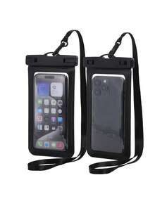 Universal Waterproof Phone Pouch, Waterproof Phone Case, Clear Waterproof Bag, Touchscreen Waterproof Phone Bag, Waterproof Phone Case For Swimming, Suitable For Multiple Phone Models, Suitable For Swimming And Beach, Touchscreen Applicable, With Lanyard, Essential For Beach Travel And Vacation, Also The Best Valentine's Day Gift. - Multicolor - View 8