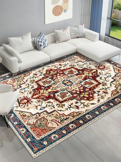 1pc Rug Area Rug Living Room Bedroom Rug Plush Carpet Rug Soft And Skin Friendly Rug Floor Covering Room Decor Multiple Sizes Fluffy Carpet For Living Room Bedroom Washable