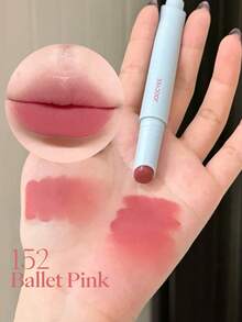 JOOCYEE Bálsamo labial teñido de terciopelo, acabado mate, crema labial de ballet desnudo de moda - #152 Ballet Rosa - Ver 1