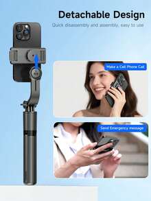 Portable Lightweight Extendable Selfie Stick Tripod With Wireless Remote, Detachable Phone Holder With Optional Fill Light, Suitable For Group Selfies, Live Streaming, Video Recording, Compatible With IOS And Android Devices - View 8