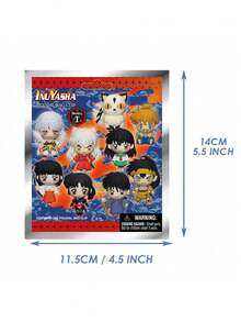 Viz Media 1 Móc Khóa Hình Nhân Vật Anime Phong Cách Retro Chính Thức Của , Hộp Bí Ẩn 3D, Ngẫu Nhiên Một Hình Sesshomaru, Kagome, Miroku, Sango, Kirara, Kẹp Túi, Hộp Bí Ẩn, Phụ Kiện Nhân Vật Sưu Tầm, Móc Khóa Ba Lô Phong Cách Y2K, Mặt Dây Chuyền Túi Xí, Trang Trí Bàn Làm Việc, Đồ Trang Trí Văn Phòng, Quà Tặng Sinh Nhật Bất Ngờ Cho Người Hâm Mộ, Trang Sức Thời Trang, Túi Xí, Móc Khóa - Nhiều màu - Xem 3