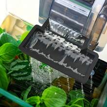Difusor de flujo de agua para acuario, controlador de flujo de filtro para tanque de peces, accesorios para tanque de peces, proporciona un flujo de agua tranquilo para peces Betta y plantas flotantes, adecuado para filtros HOB y la mayoría de los filtros colgantes - Productos y consumibles de filtración - Ver 1