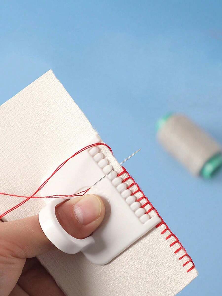 2/1pc Simple Sewing Tools And Hand Sewing Aids: Multi-Functional Edge And Repair Assistant. Made Of Durable Plastic, Ideal For Home Edge And Seam Tasks. Perfect Sewing Accessory Designed For Beginners And Seniors, Helping You Easily Complete Various Sewing Projects - Ergonomic Design.
