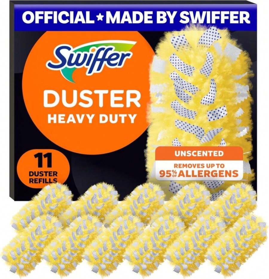 Swiffer Dusters Heavy Duty Multi-Surface Duster Refills For Cleaning, Unscented, 11 Count - MàuA - Xem 1