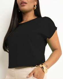 Basic Cropped Modeling With Perfect Fit Factory Price Get Yours Now - Black - View 10