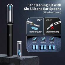 Visual Ear Pick, Earwax Removal Tool With Ear Pick Covers, Visual Ear Pick With Camera And Light, 7pcs Ear Pick Set, Compatible With All Mobile Phones - View 6