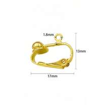 10/36pcs Clip-On Earring Converter, With Easy-Open Rings No Piercing Needed, For DIY Jewelry Making Kit, Gold/Silver Available, Suitable For Women & Girls, Great For School & Party, Ideal Gift For Jewelry Lovers - Earring Converter - View 4