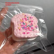 2026 Nuevo juguete antiestrés de apretón de pan tostado, juguete sensorial suave y espeso para apretar, regalo perfecto para cumpleaños/festividades - Multicolor - Ver 10