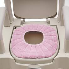 SanBouSi Bedside Commodes Chair Portable Toilet Chair Height Adjustable Commode Toilet For Home Use - Gris blanco - Ver 6
