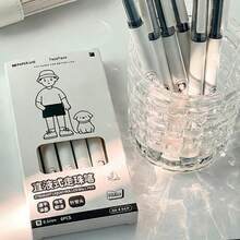 INS风格高品质速干中性笔，适用于考试和作业。TacoTaco液体墨水走珠笔，办公学习文具。 - 長方形 - 查看 7