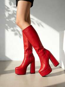 Women Ankle Boots & Booties - Red - View 2
